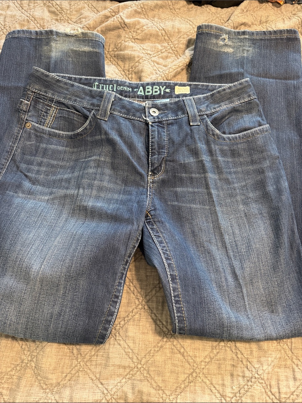 Cruel Denim Abby Boot Cut Jeans in Blue